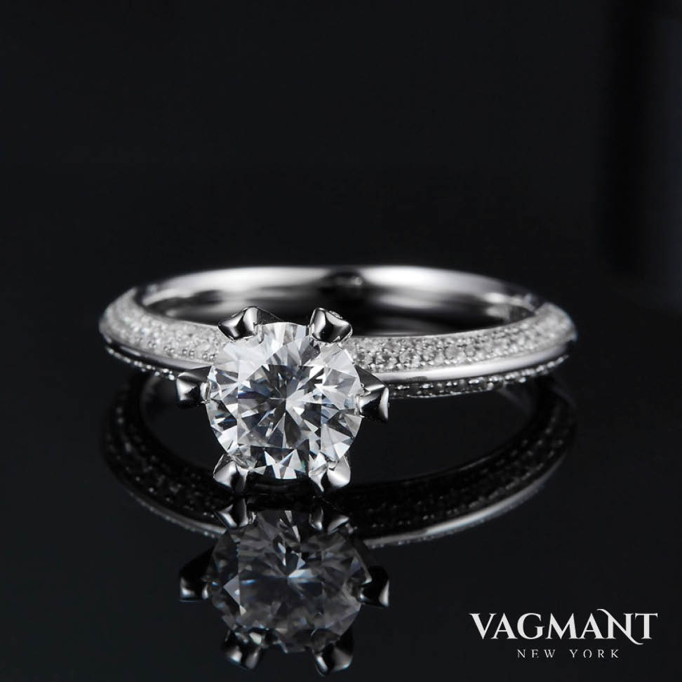 Vagmant® Le Princess Moissanite Ring