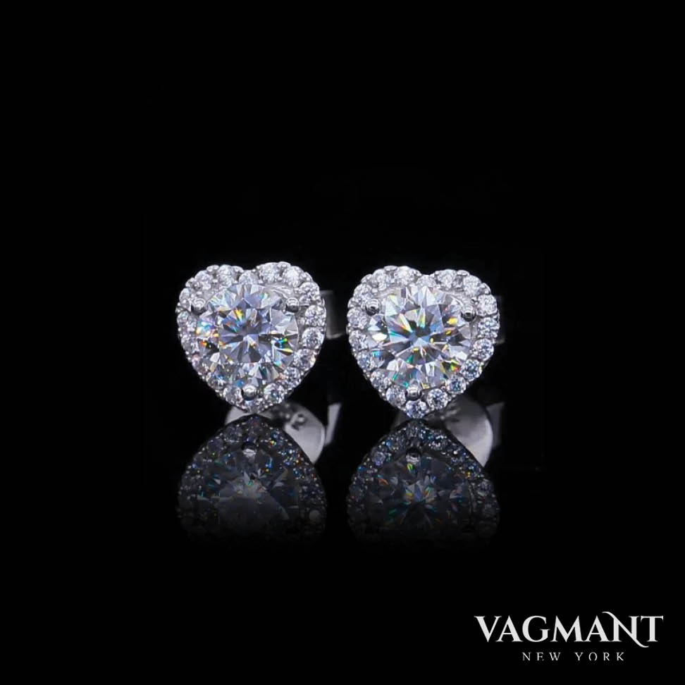 Vagmant® Amour Moissanite Earrings